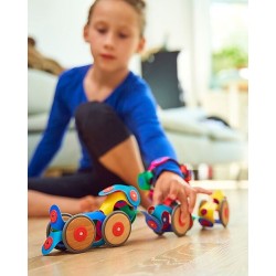 Divertimento assicurato con il Set da 72 pezzi delle costruzioni magnetiche Clixo