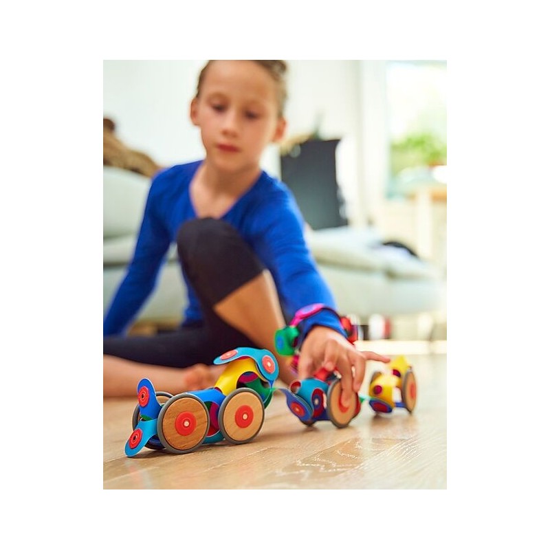 Divertimento assicurato con il Set da 72 pezzi delle costruzioni magnetiche Clixo