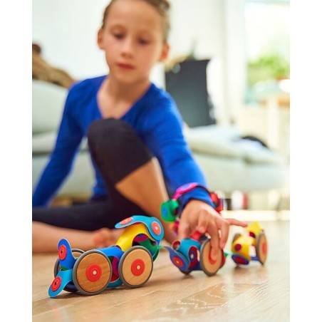 Divertimento assicurato con il Set da 72 pezzi delle costruzioni magnetiche Clixo