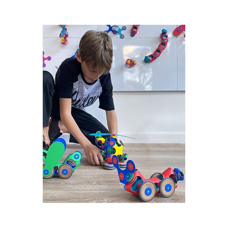 Libera la fantasia e la creatività con il Set da 72 pezzi delle costruzioni magnetiche Clixo
