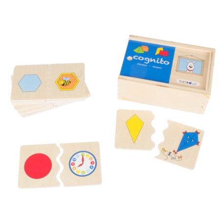 Esempio dei puzzle doppi Cognito Shapes Esempio dei puzzle doppi Cognito Shapes