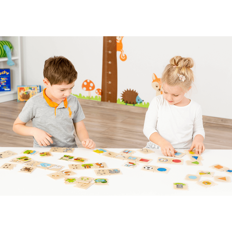 I puzzle Cognito Shapes sviluppano anche le relazioni sociali attraverso il gioco I puzzle Cognito Shapes sviluppano anche le relazioni sociali attraverso il gioco