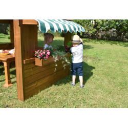 Favorisce la socializzazione La Casetta in Legno da Gioco da Esterno per Bambini di Wisdom