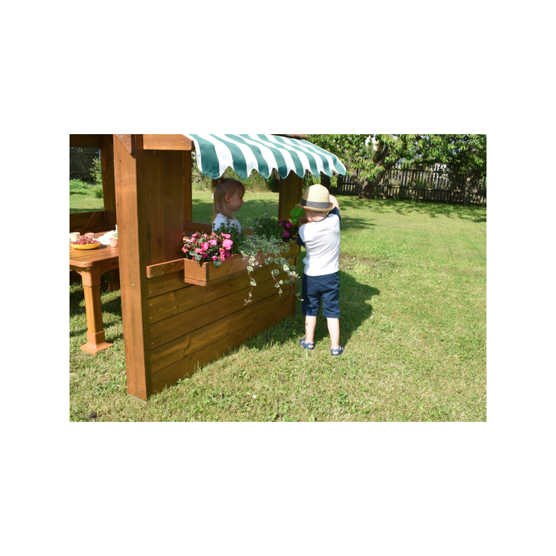 Favorisce la socializzazione La Casetta in Legno da Gioco da Esterno per Bambini di Wisdom