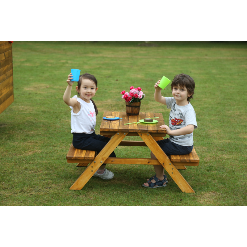 Tavolo da Picnic per Bambini Wisdom in Legno da Esterno
