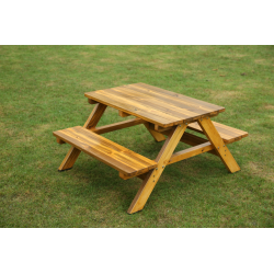 Il Tavolo da Picnic in Legno da Esterno per Bambini di Wisdom per condividere momenti di socializzazione