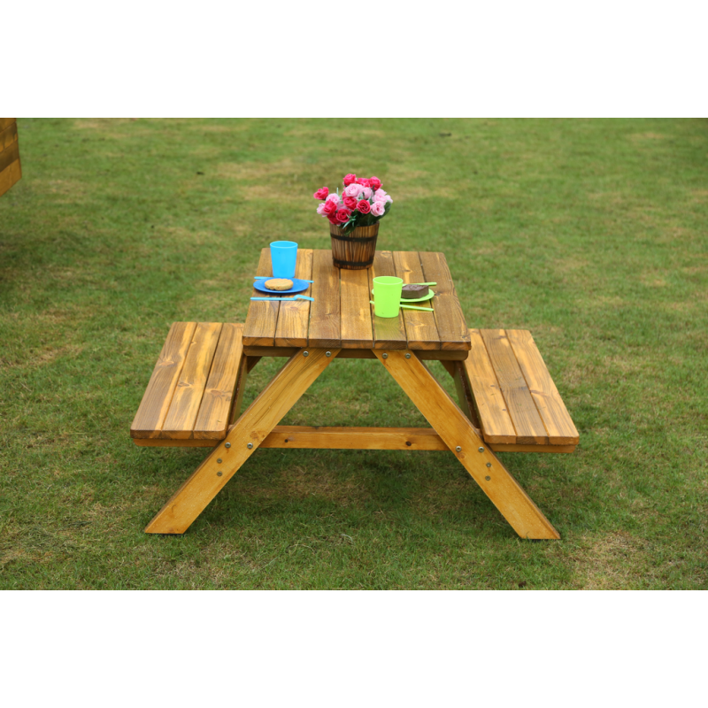 Bello, robusto e divertente il Tavolo da Picnic in Legno da Esterno per Bambini di Wisdom
