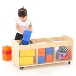Il Carrello Contenitore su Ruote per Bambini di Wisdom per riporre tutti i giochi
