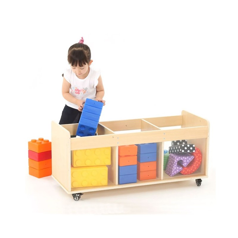 Il Carrello Contenitore su Ruote per Bambini di Wisdom per riporre tutti i giochi
