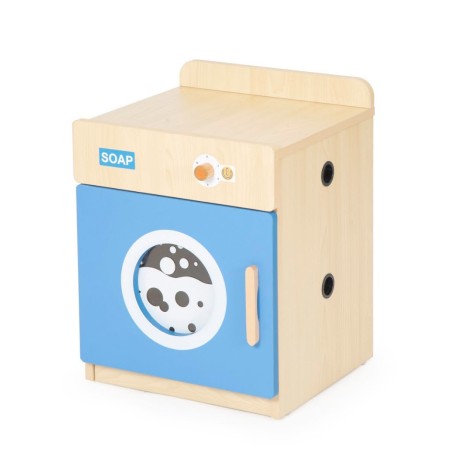 La Lavatrice Giocattolo in Legno di Wisdom per Bambini