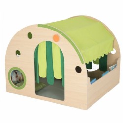 Struttura divertente in legno resistente il Rifugio Gioco e Lettura in Legno per Bambini di Wisdom