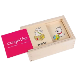 Un dettaglio della scatola in legno del puzzle Cognito Spaziality Un dettaglio della scatola in legno del puzzle Cognito Spaziality