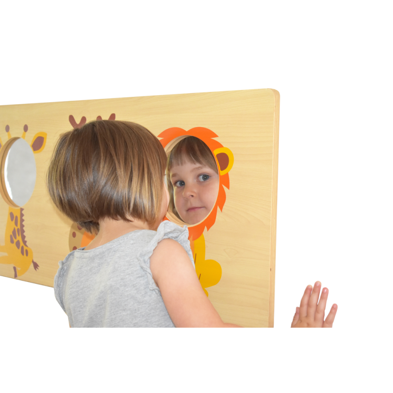 Stimola curiosità e consapevolezza lo Specchio Sensoriale per Bambini - Safari di Wisdom
