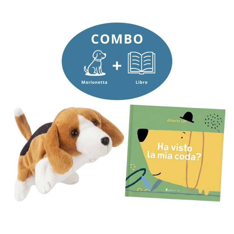 Combo BAU — Libro + Marionetta Cagnolino Combo BAU — Libro + Marionetta Cagnolino