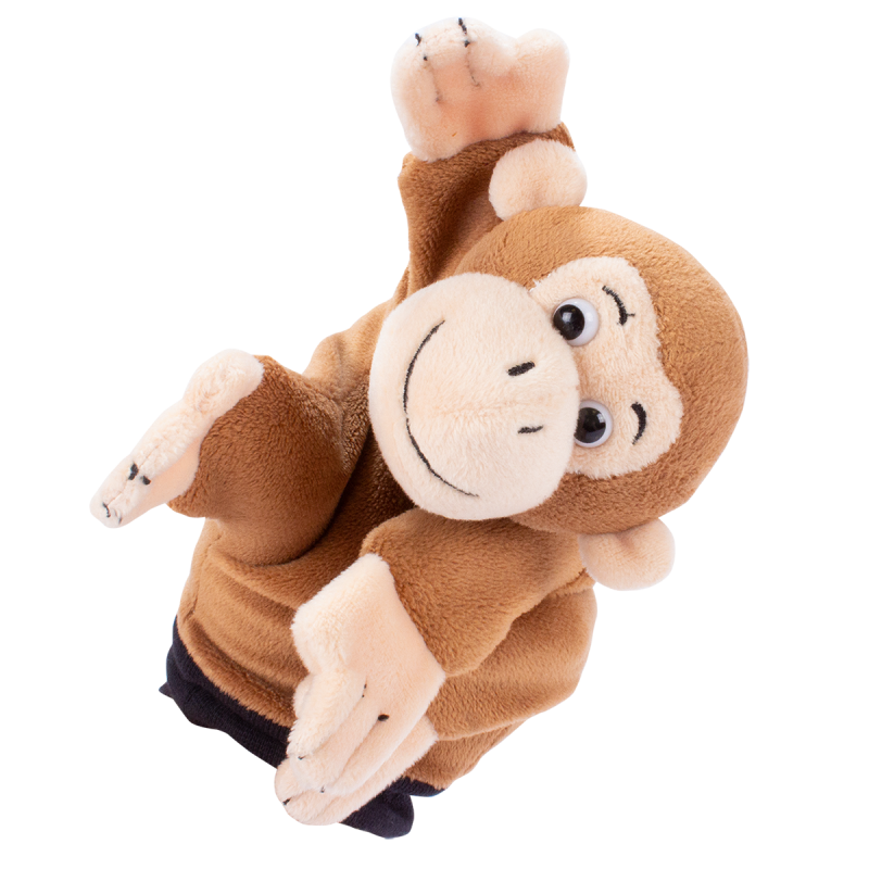 La marionetta da mano peluche a forma di Scimmietta