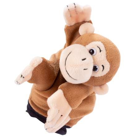 La marionetta da mano peluche a forma di Scimmietta