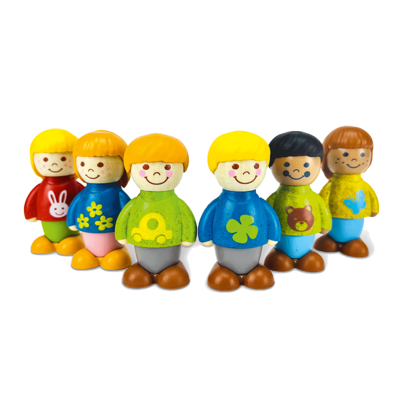 simpatici sorrisi per il set di personaggi per giocare con il gioco My little world "City set simpatici sorrisi per il set di personaggi per giocare con il gioco My little world "City set