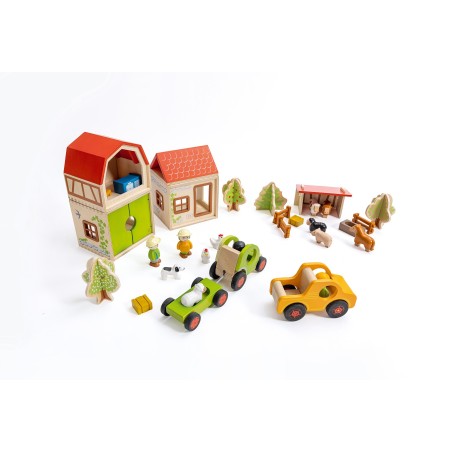 I tanti elementi colorati per il gioco My little world "Farm Set" I tanti elementi colorati per il gioco My little world "Farm Set"