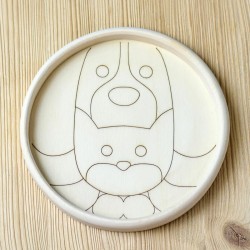 La base predisegnata per aiutare il bambino a sistemare bene i pezzi del puzzle rotondo della BumbuToys La base predisegnata per aiutare il bambino a sistemare bene i pezzi del puzzle rotondo della BumbuToys