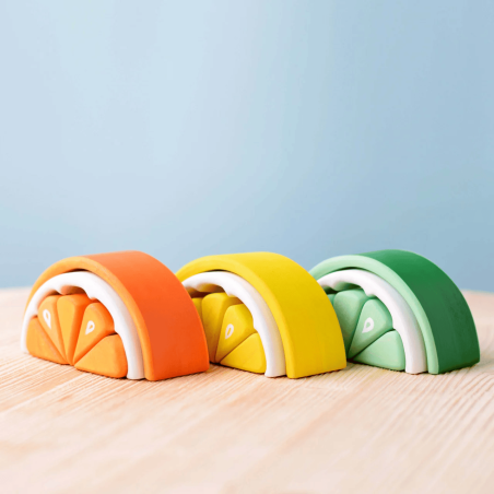 Lime, mandarino, limone...tanti puzzle succosi in legno della BumbuToys Lime, mandarino, limone...tanti puzzle succosi in legno della BumbuToys