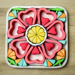 Puoi abbinare tutti i puzzle in legno della BumbuToys per costruire creazioni colorate e uniche! Puoi abbinare tutti i puzzle in legno della BumbuToys per costruire creazioni colorate e uniche!