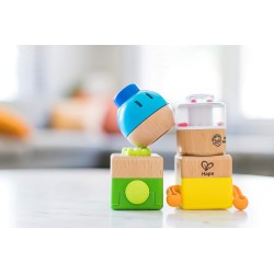 Il Set blocchi sensoriali di legno di hape può essere abbinato in tanti modi diversi Il Set blocchi sensoriali di legno di hape può essere abbinato in tanti modi diversi