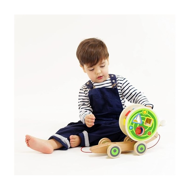 La Lumaca da tirare di Hape sarà la compagna di avventure per il tuo bambino La Lumaca da tirare di Hape sarà la compagna di avventure per il tuo bambino