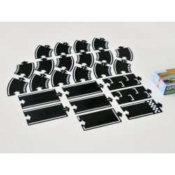 24 pezzi da assemblare per creare la tua pista di macchinine con Grand Prix di Waytoplay 24 pezzi da assemblare per creare la tua pista di macchinine con Grand Prix di Waytoplay