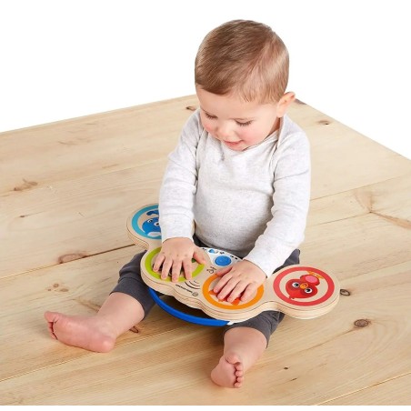 Il primo gioco musicale è il tamburo di Hape per i bambini dai 6 mesi Il primo gioco musicale è il tamburo di Hape per i bambini dai 6 mesi