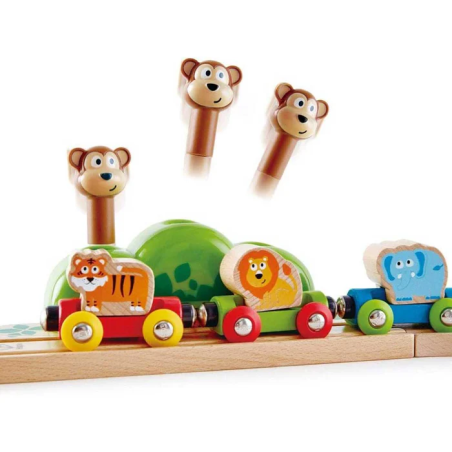 Saltano fuori dai cespugli le scimmiette saltellanti di Hape Saltano fuori dai cespugli le scimmiette saltellanti di Hape