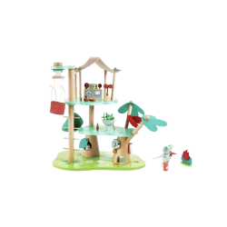 Il Quartier generale dei guardiani della foresta di Hape per stimolare nei bambini il gioco di ruolo creativo Il Quartier generale dei guardiani della foresta di Hape per stimolare nei bambini il gioco di ruolo creativo