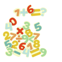 54 magneti a forma di numeri e simboli per imparare a contare 54 magneti a forma di numeri e simboli per imparare a contare