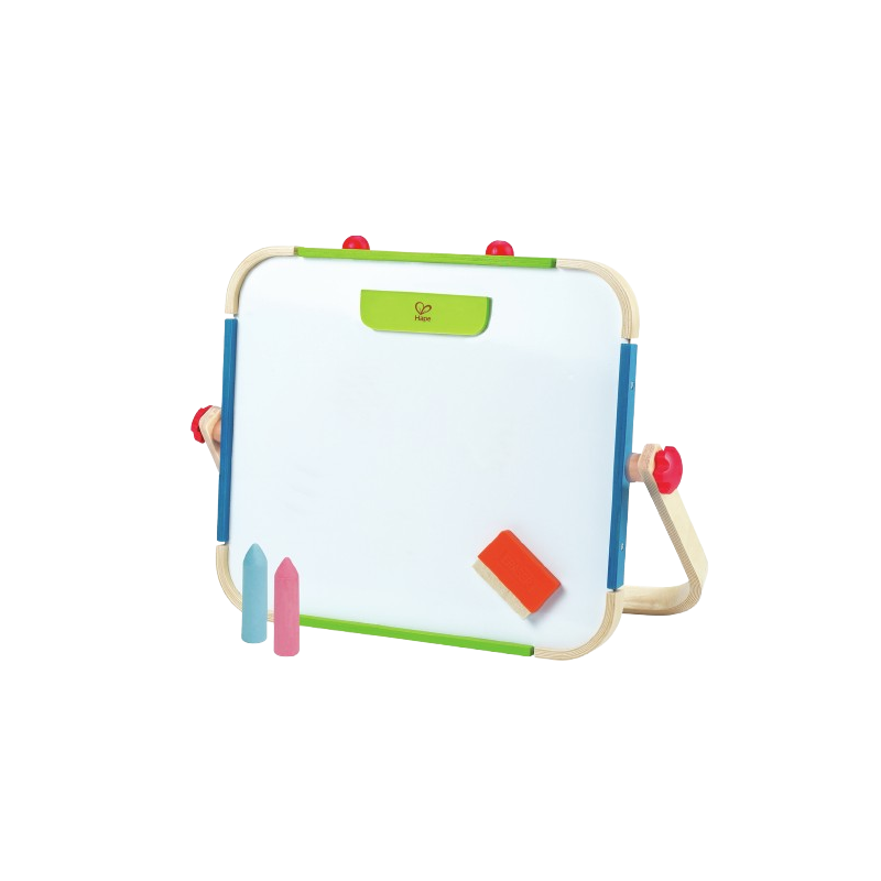 La Lavagnetta portatile double face di Hape perfetta per stimolare la creatività nei bambini