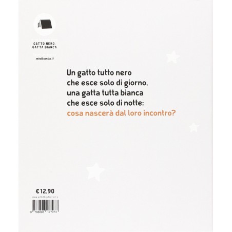 La trama del libro illustrato Gatto Nero, Gatta Bianca di Minibombo