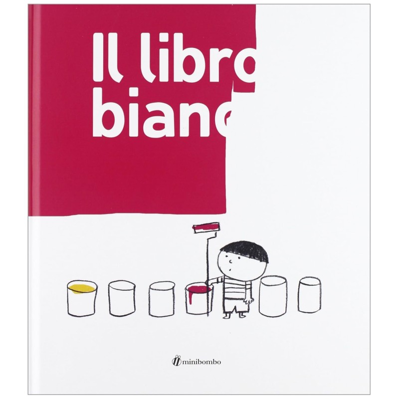 La copertina de Il libro bianco il silent book di Minibombo