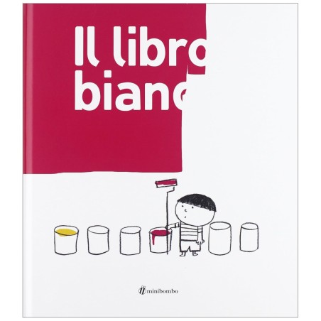 La copertina de Il libro bianco il silent book di Minibombo