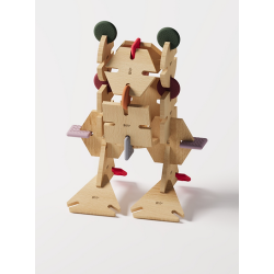 Esempio di costruzione di un dinosauro con i blocchi di legno di Bavvic Esempio di costruzione di un dinosauro con i blocchi di legno di Bavvic
