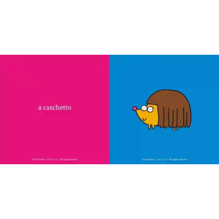 Una delle acconciature di Riccio dal barbiere di Minibombo