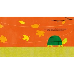 Una simpatica tartaruga che si risveglia dal letargo è la protagonista di La festa di primavera di Minibombo