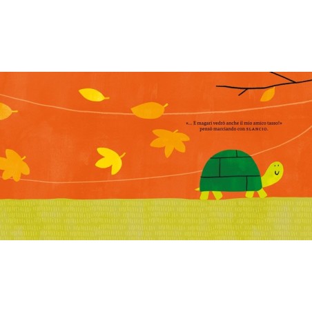 Una simpatica tartaruga che si risveglia dal letargo è la protagonista di La festa di primavera di Minibombo