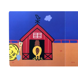 Il piccolo fienile rosso dove entreranno tutti gli animali per andare a fare la nanna Il piccolo fienile rosso dove entreranno tutti gli animali per andare a fare la nanna