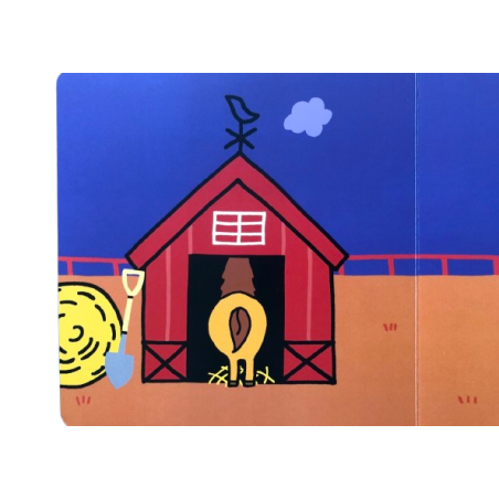 Il piccolo fienile rosso dove entreranno tutti gli animali per andare a fare la nanna Il piccolo fienile rosso dove entreranno tutti gli animali per andare a fare la nanna