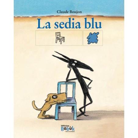 La copertina del libro La sedia blu di Officina Babùk