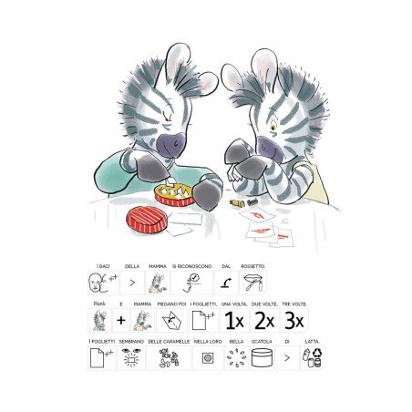 La mamma e Zeb che preparano la scorta di baci per il campeggio