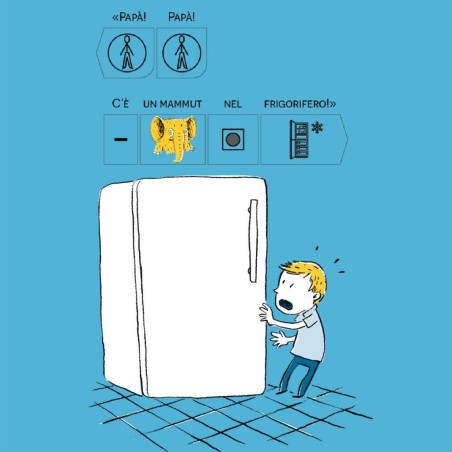 Il piccolo Noè è proprio sicuro di aver visto un mammut nel frigorifero! Il piccolo Noè è proprio sicuro di aver visto un mammut nel frigorifero!