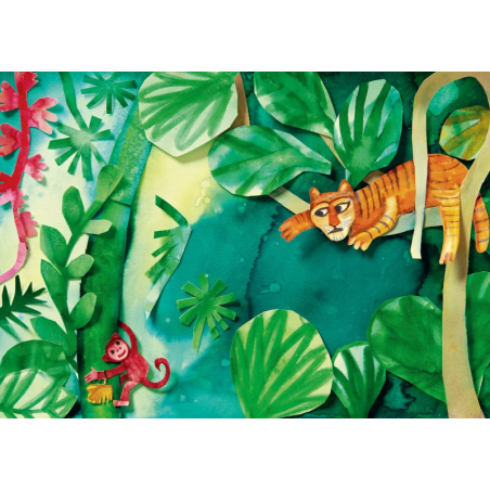 La tigre che consiglierà alla scimmietta Gioia di procurarsi degli scarponi per arrivare alla meta La tigre che consiglierà alla scimmietta Gioia di procurarsi degli scarponi per arrivare alla meta