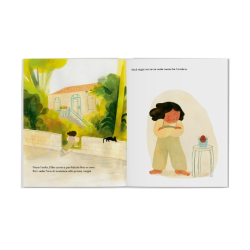 La protagonista del libro Bravo, avocado! di Storiedichi Edizioni La protagonista del libro Bravo, avocado! di Storiedichi Edizioni