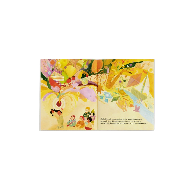 Le illustrazioni coloratissime del libro Bravo, avocado! di Storiedichi Edizioni Le illustrazioni coloratissime del libro Bravo, avocado! di Storiedichi Edizioni