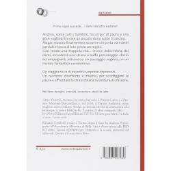 Il retro del libro Il mistero del dente perduto di Notes Edizioni Il retro del libro Il mistero del dente perduto di Notes Edizioni