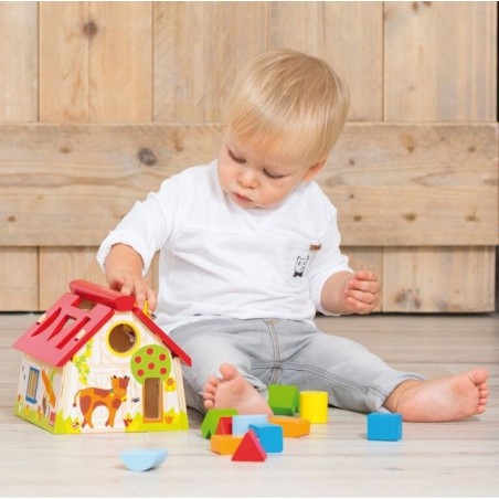 I bambini impareranno a riconoscere forme e colori nella fattoria delle forme geometriche di Goula I bambini impareranno a riconoscere forme e colori nella fattoria delle forme geometriche di Goula